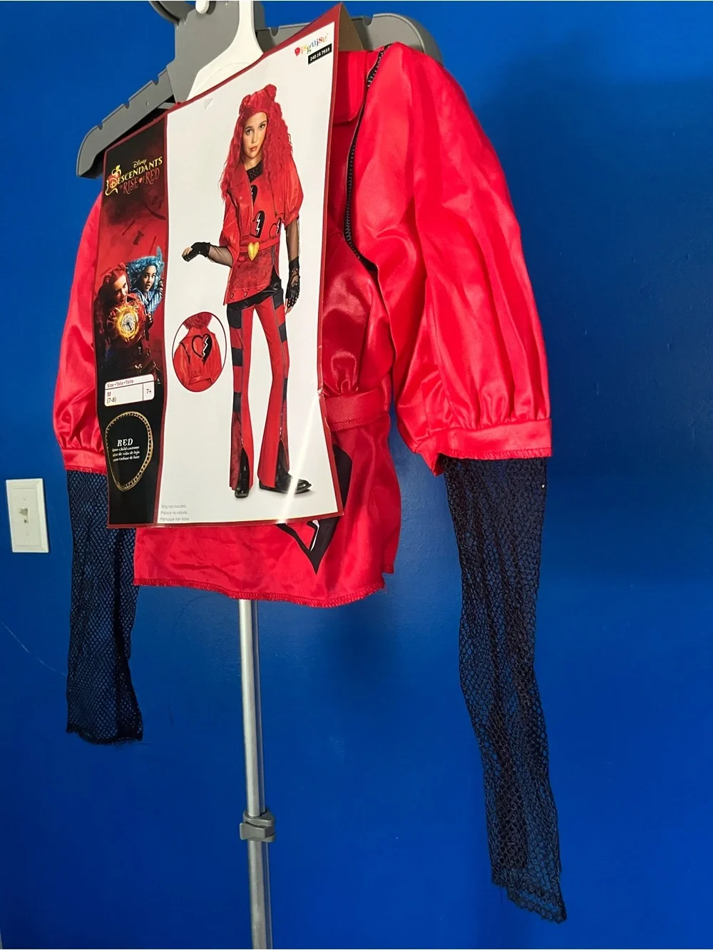 Disguise Red Girl's Costume Jacket with Mesh Sleeves and pants set